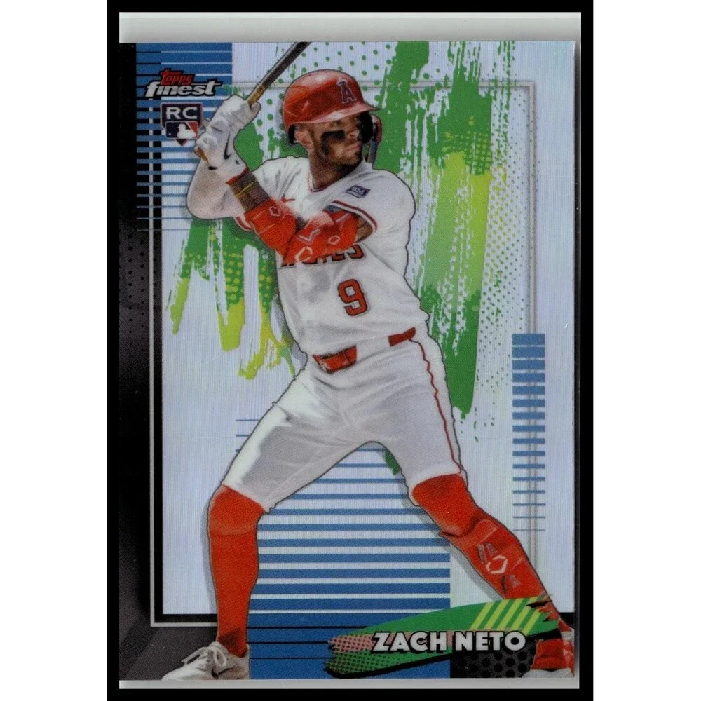 2026 Topps Finest Zach Neto #38 Refractor Angels Common